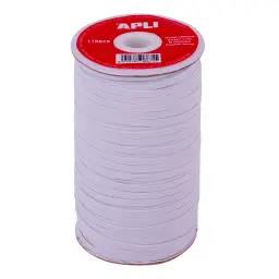 BOBINA DE CUERDA ELASTICA PLANA 5 MM X 100 METROS