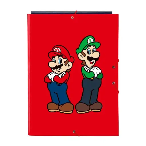 [200009] CARPETA FOLIO 3 SOLAPAS SUPER MARIO "MAMMA MIA"