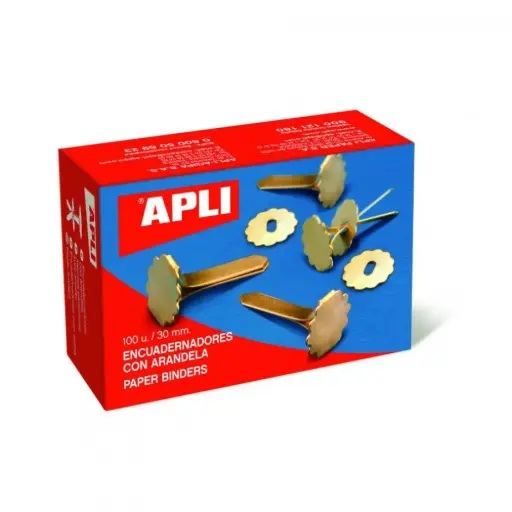 [826173] ENCUADERNA APLI LATON C/AR.18MM 100UD