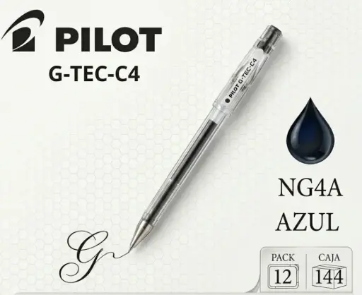 [119371] BOLÍGRAFO PILOT G-TEC-C4 NEGRO