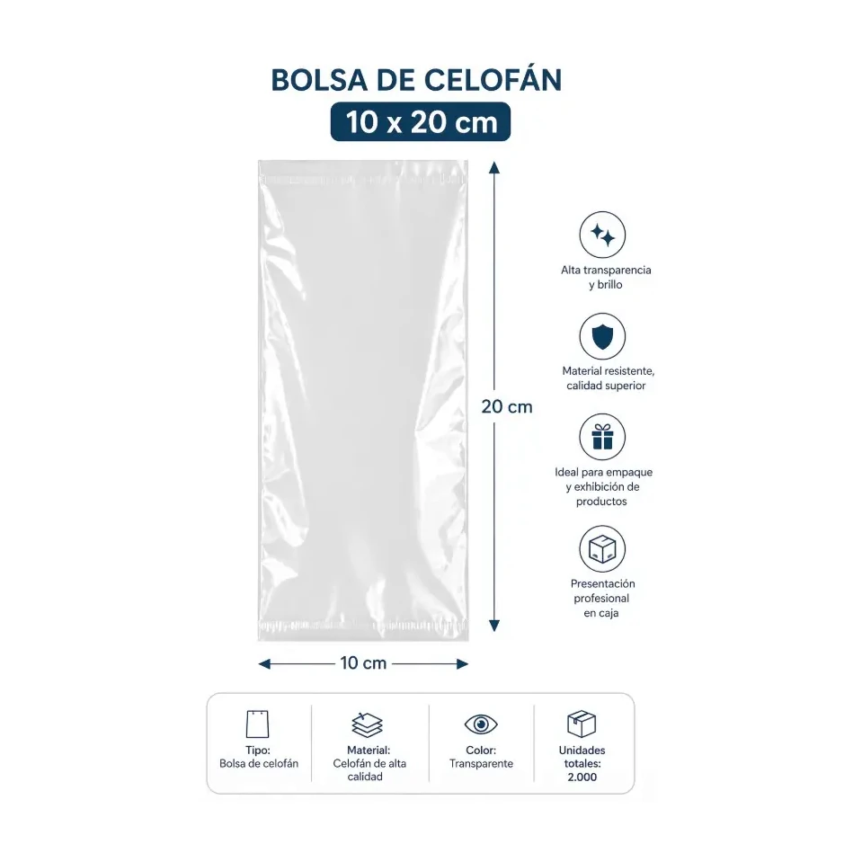 [826206] BOLSA CELOFAN 10X20  