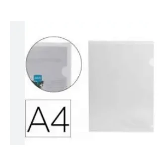 [826209] DOSIER UÑERO POLIPROPILENO A4 TRANSPARENTE 10UD