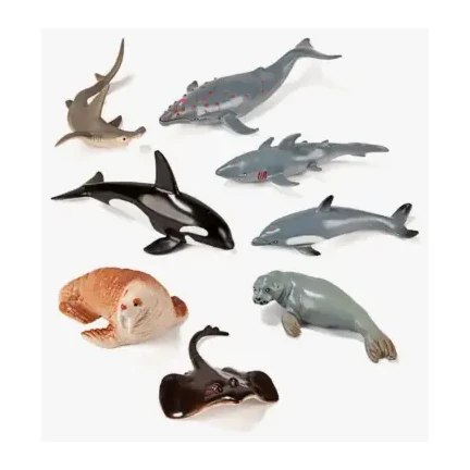 [722322] FIGURAS ANIMALES MARINOS  8UD MINILAND