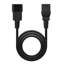 Nanocable Cable alim. CPU, CEE7-M-C13-H, negro, 5m