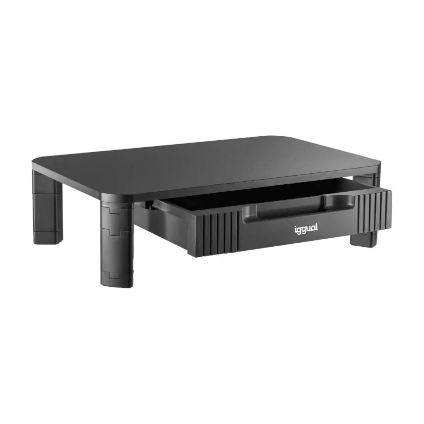 [827022] ELEVADOR MONITOR IGGUAL EM1C 1 CAJÓN NEGRO