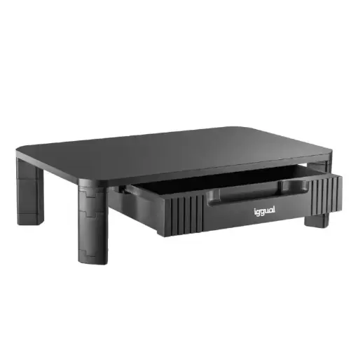 [827022] ELEVADOR MONITOR IGGUAL EM1C 1 CAJÓN NEGRO