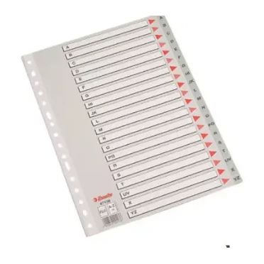 [826260] SEPARADORES FOLIO A-Z  PLASTICO ESSELTE  