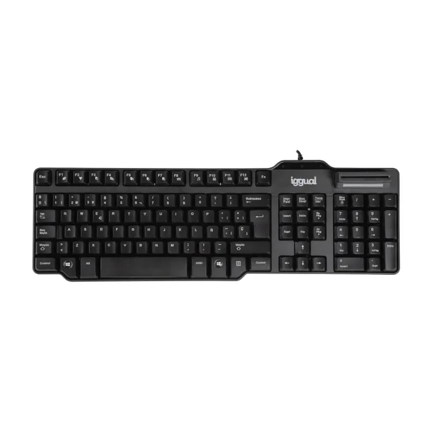 [827030] TECLADO IGGUAL CK-ID-DNI SMARTCARD CON LECTOR DNIe
