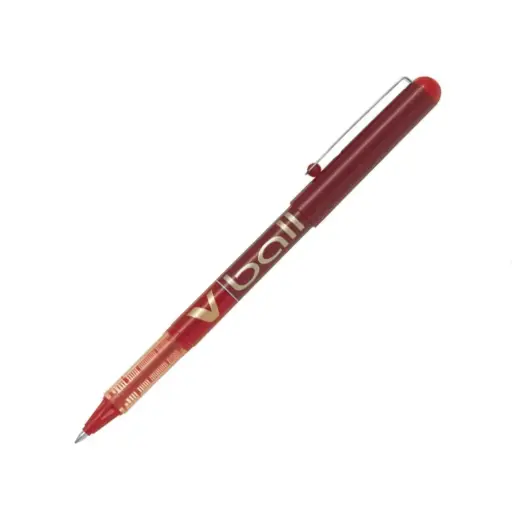 [080193] BOLÍGRAFO PILOT V-BALL 05 ROJO