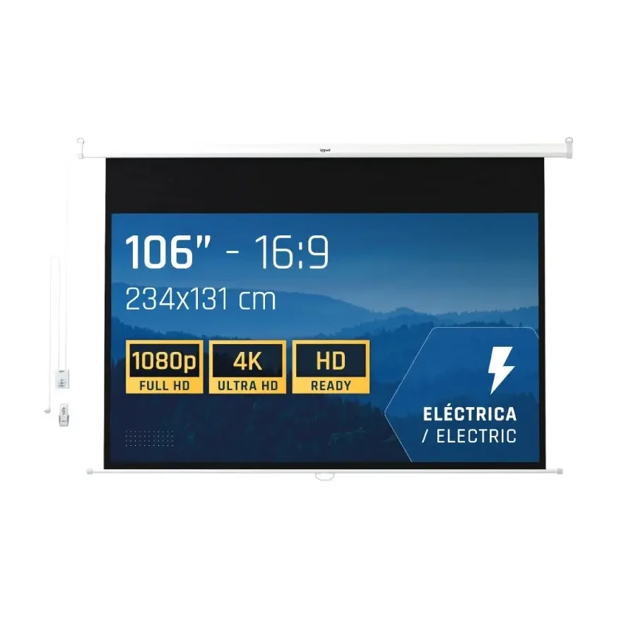 [800412] PANTALLA ELÉCTRICA PARA PROYECTOR 16:9 106" IGGUAL PSIPS234 