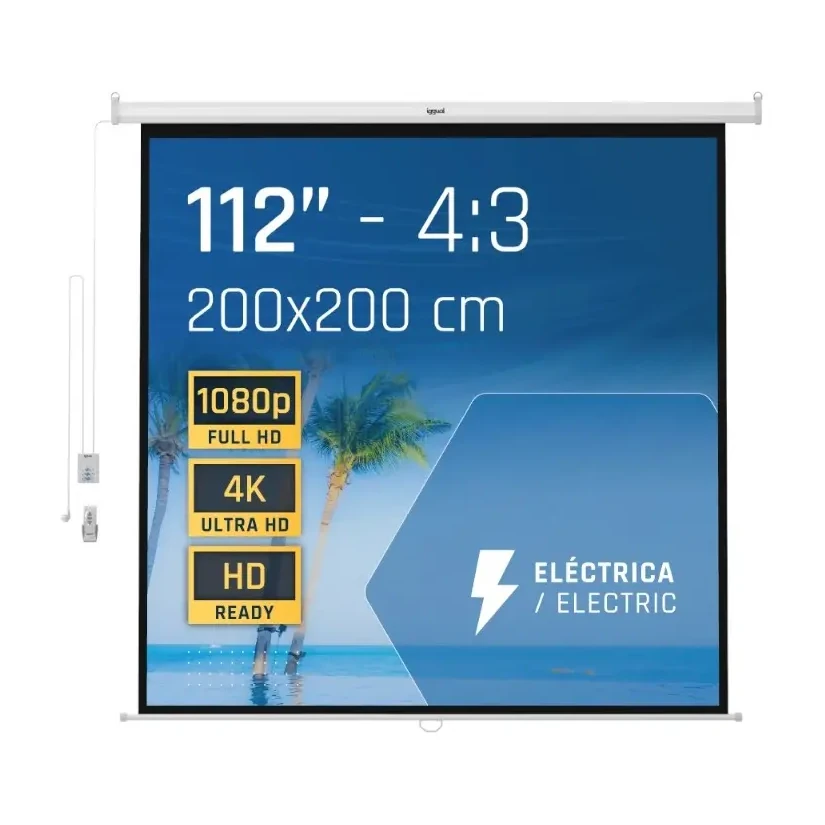 [800320] PANTALLA ELÉCTRICA 4:3 112" IGGUAL