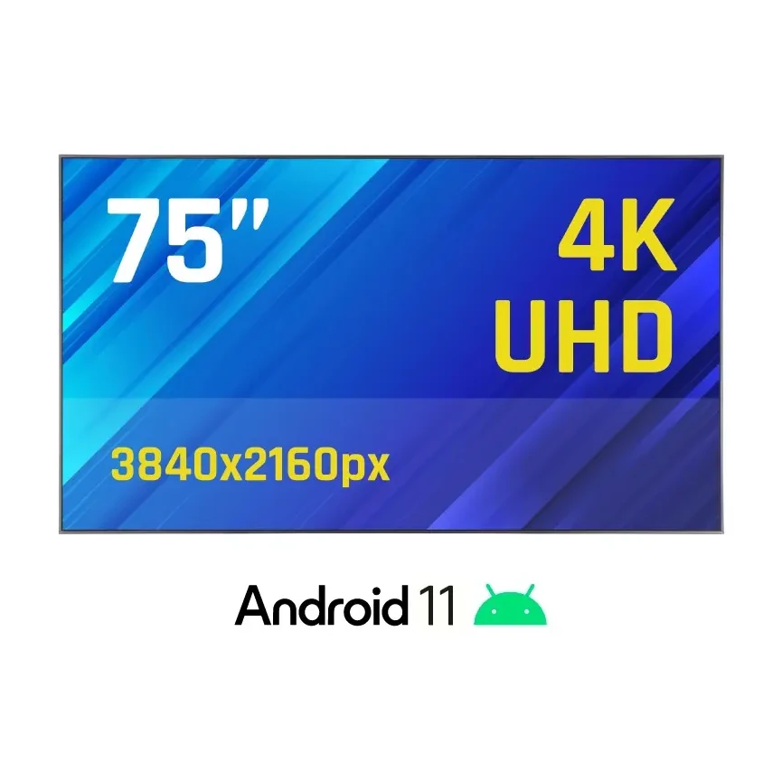 [827045] PANTALLA SEÑALIZACIÓN ORCHID 75" 4K IGGUAL ALTO BRILLO