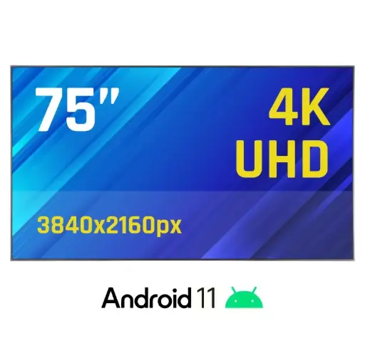 [827045] PANTALLA SEÑALIZACIÓN ORCHID 75" 4K IGGUAL ALTO BRILLO