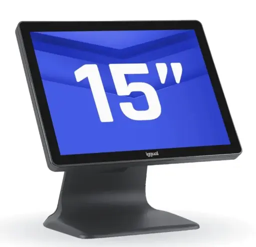 [827046] TPV AIO 15" TÁCTIL IGGUAL N100 4GB+128GB 6USB WIFI no SO