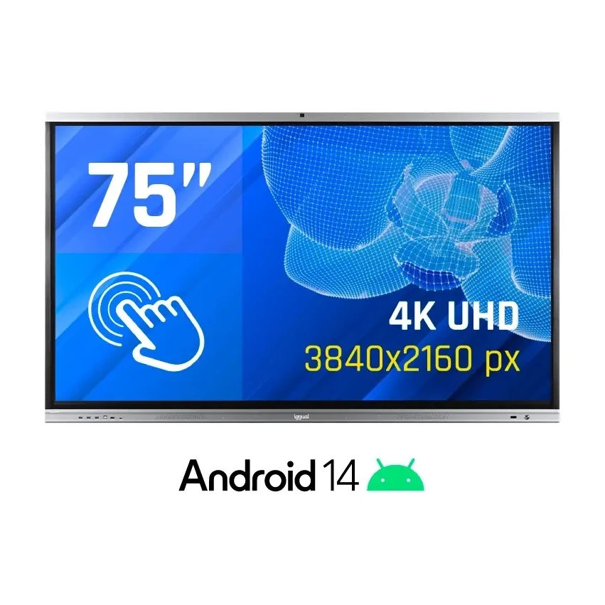 [827057] PANTALLA INTERACTIVA 4K IGGUAL ORCHID 75" WEBCAM