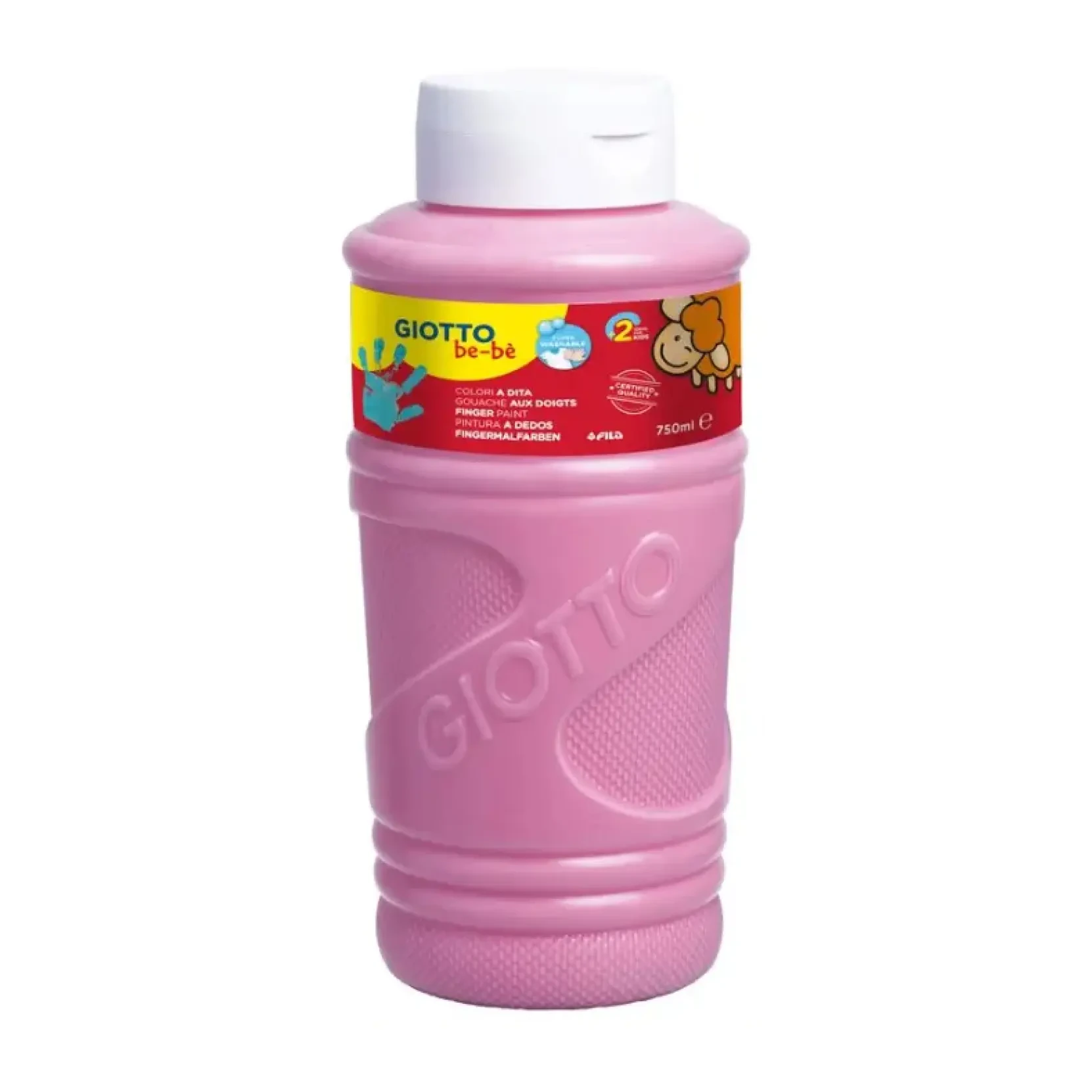 [826506] PINTURA GIOTTO DEDOS BE-BE 750ML ROSA