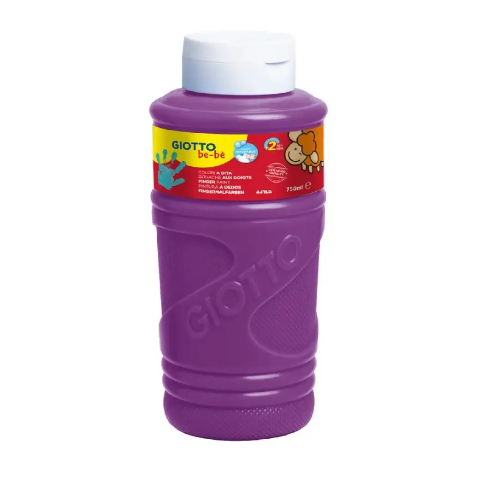 [826510] PINTURA GIOTTO DEDOS BE-BE 750ML VIOLETA