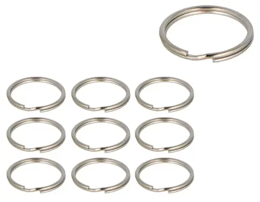 [826230] ANILLA DOBLE LLAVERO 25MM 10UD