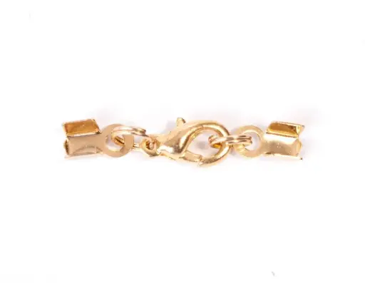 [826301] CIERRE METALICO MOSQUETON DORADO 30X4.3MM 100 UDS