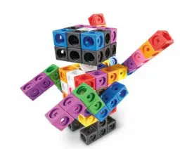 CUBOS ENCAJABLES DE CONTEO 2x2 200 PIEZAS CON ACTIVIDADES