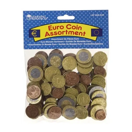 [74109] MONEDAS DE EURO PARA APRENDIZAJE 100UDS
