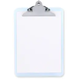 CARPETA CON PINZA BLANCA
