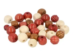 CUENTAS MADERA 14MM.250GR 