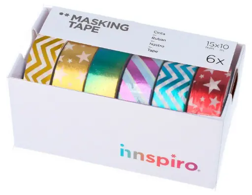 [826556] CINTA MASKING METAL 6 UNIDADES