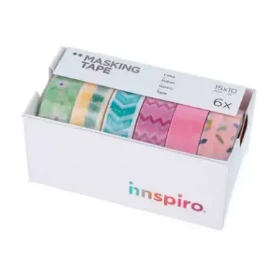 [826557] CINTA MASKING TUTTI FRUTTI 6 UNIDADES 
