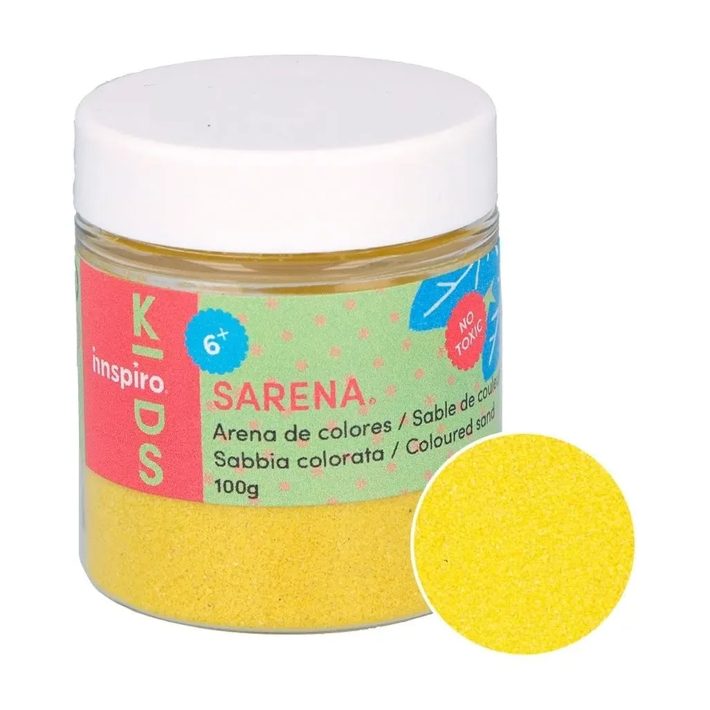 [826571] ARENA MANUALIDADES AMARILLO 600GR     