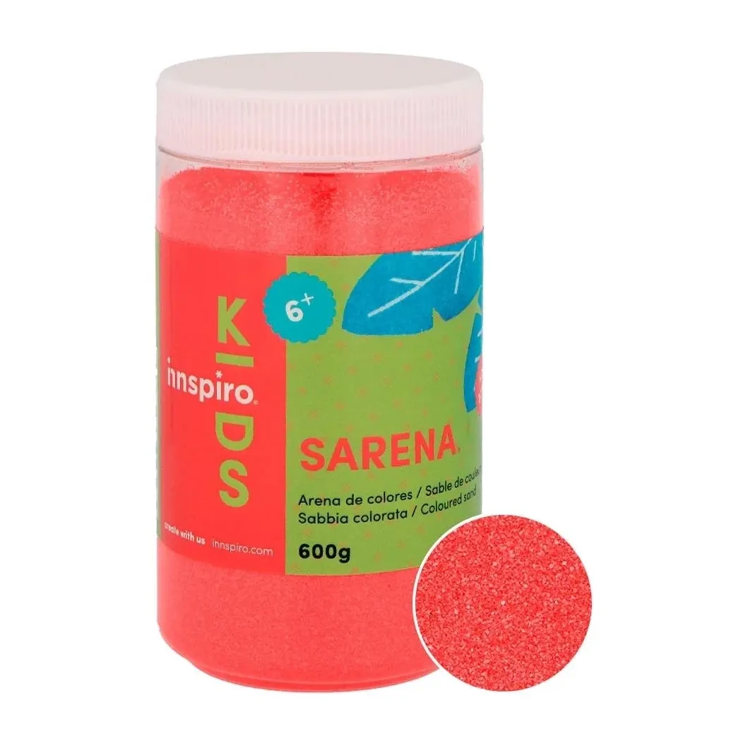[826573] ARENA MANUALIDADES ROJO 600GR       