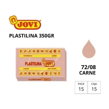[649737] PLASTILINA JOVI GRANDE 72 CARNE 350 G