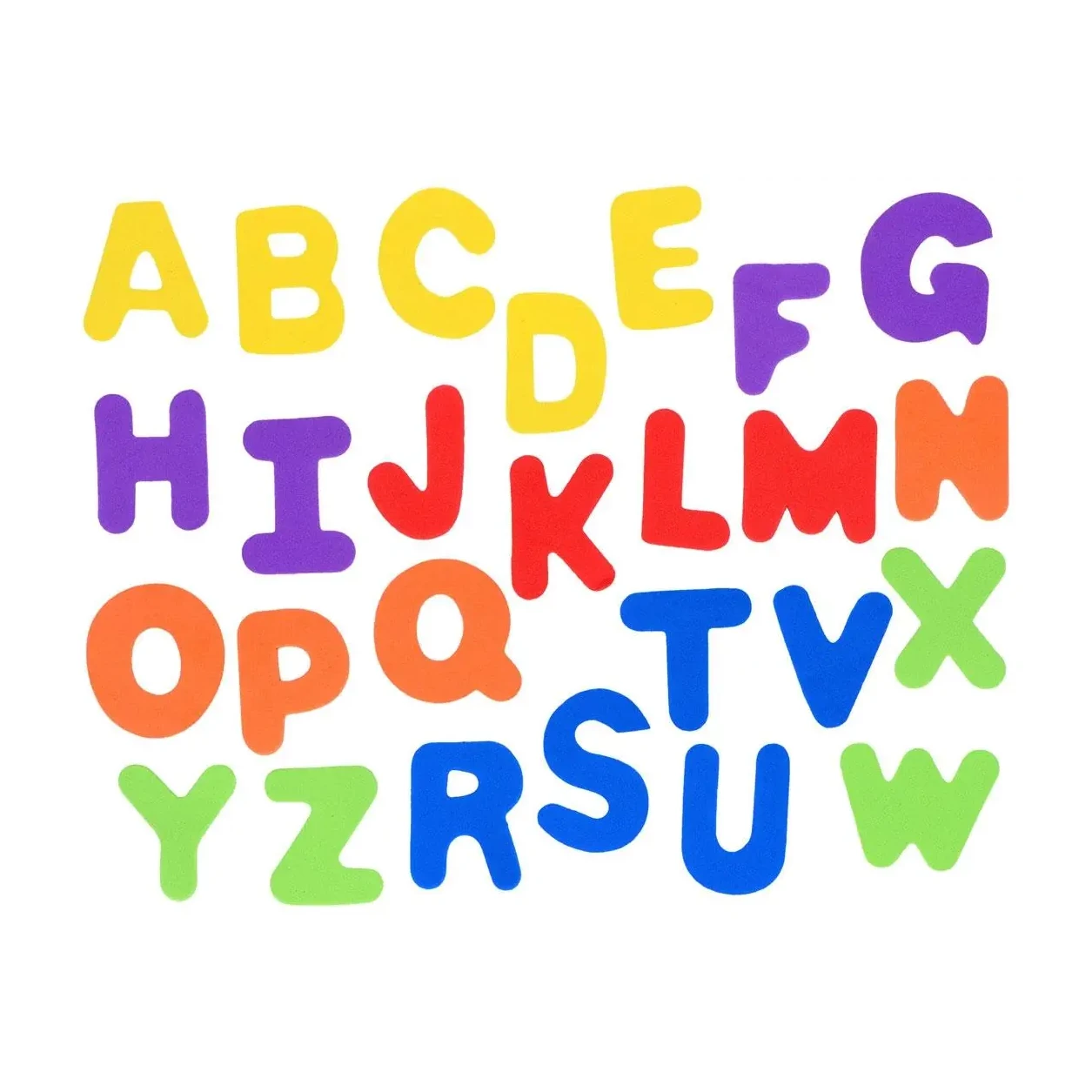 [826579] LETRAS MAYUSCULAS GOMA EVA 104 UDS 