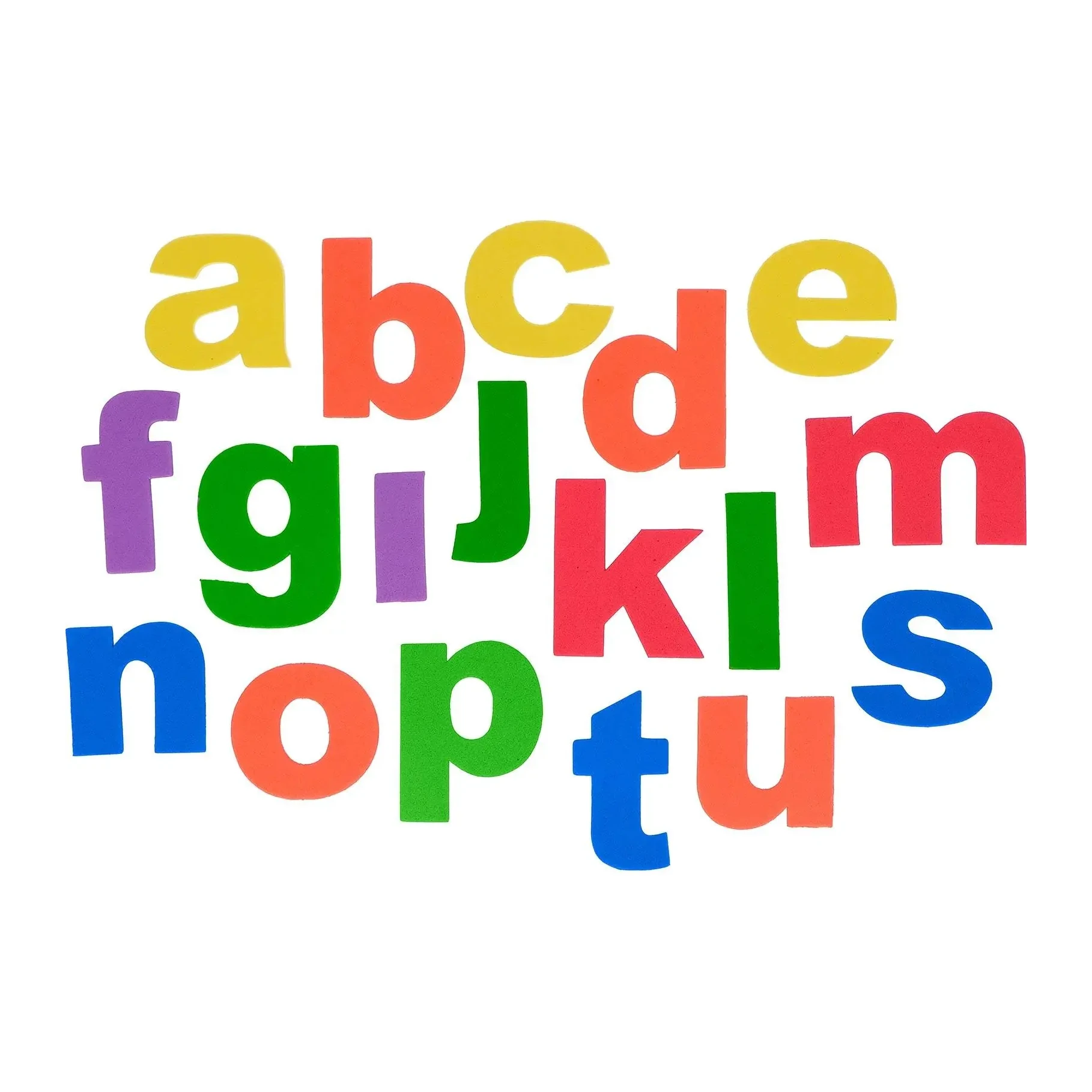 [826552] LETRAS MINUSCULAS GOMA EVA 104 UDS  