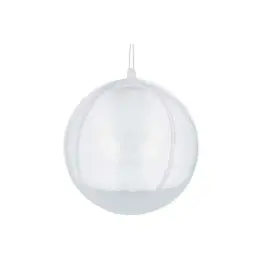 BOLA PLASTICO TRANSPARENTE 10CM