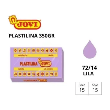[649743] PLASTILINA JOVI GRANDE 72 LILA 350 G