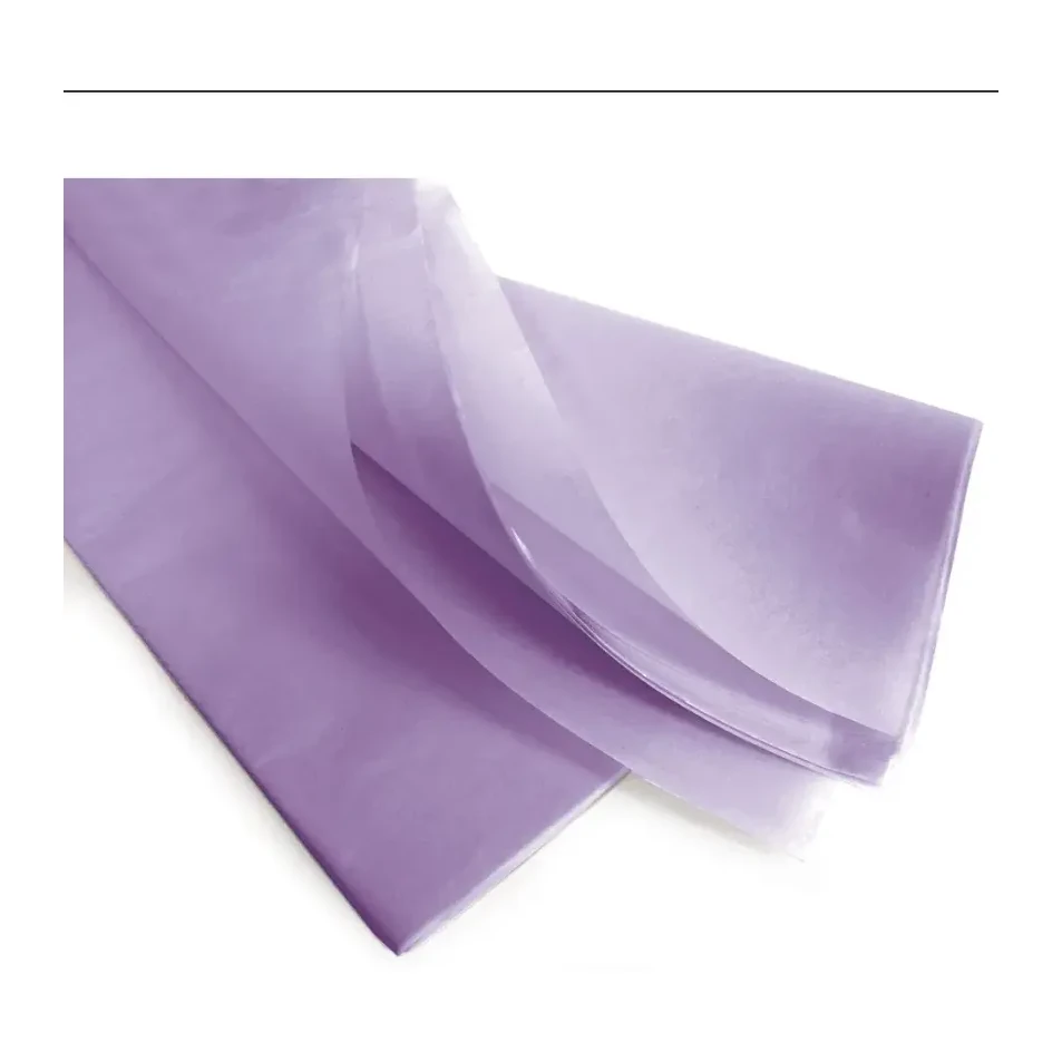 [825561] PAPEL SEDA RESMA 500H 50×75CM 18 G LILA MANO 13 HOJAS 