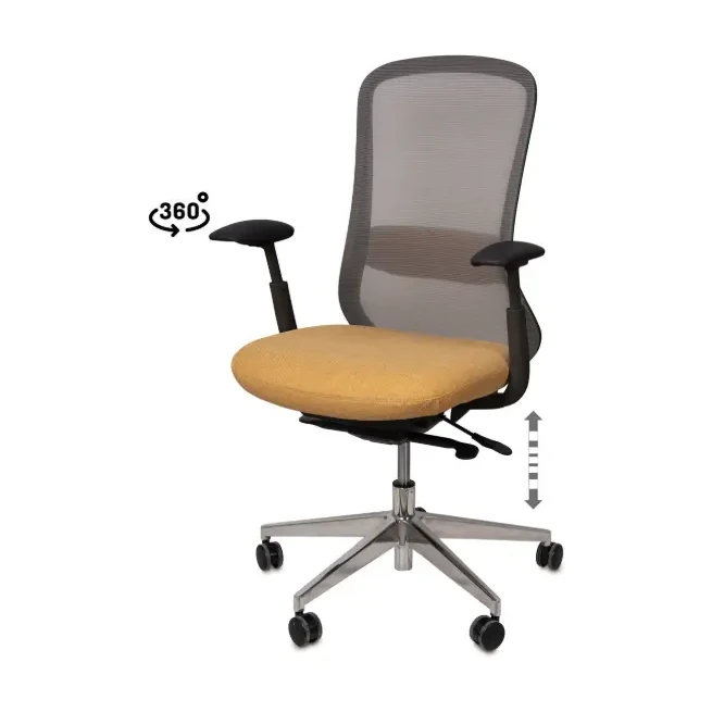 [541008] SILLA OFICINA ROTTERDAM MOSTAZA- SOMCASA
