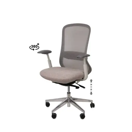 [541013] SILLA OFICINA EMORY TAUPE - SOMCASA