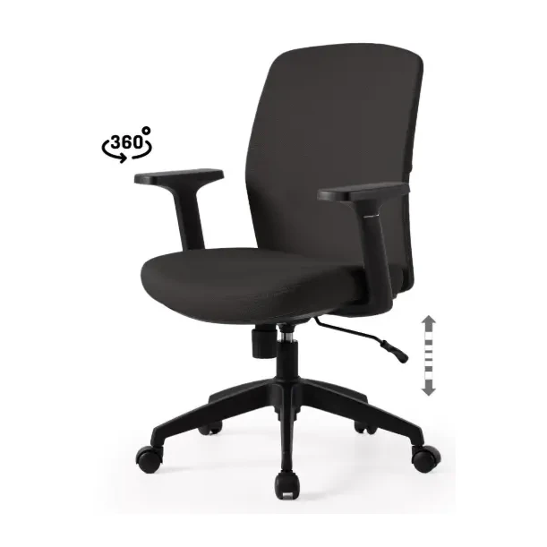 [541015] SILLA OFICINA MARYLAND NEGRO - SOMCASA