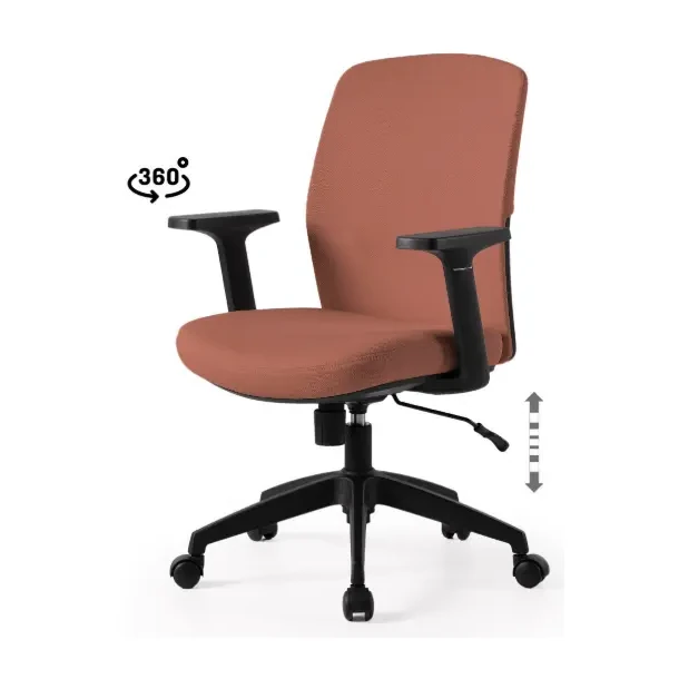 [541018] SILLA OFICINA MARYLAND TERRACOTA - SOMCASA