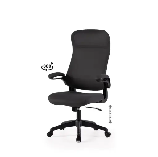 [541019] SILLA OFICINA SORBONNE NEGRO - SOMCASA