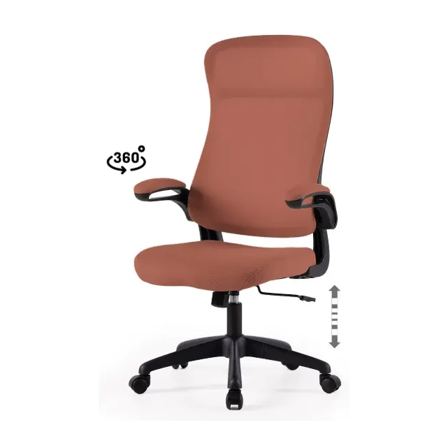 [541022] SILLA OFICINA SORBONNE TERRACOTA - SOMCASA