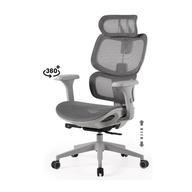 [541025] SILLA OFICINA TORONTO GRIS/GRIS - SOMCASA