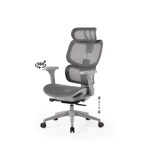 [541025] SILLA OFICINA TORONTO GRIS/GRIS - SOMCASA
