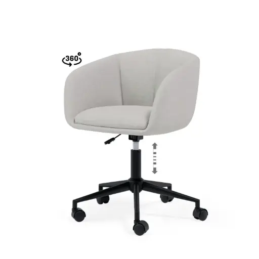 [541030] SILLA OFICINA ARIZONA GRIS CLARO - SOMCASA