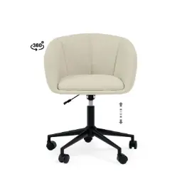 SILLA OFICINA ARIZONA BEIGE - SOMCASA