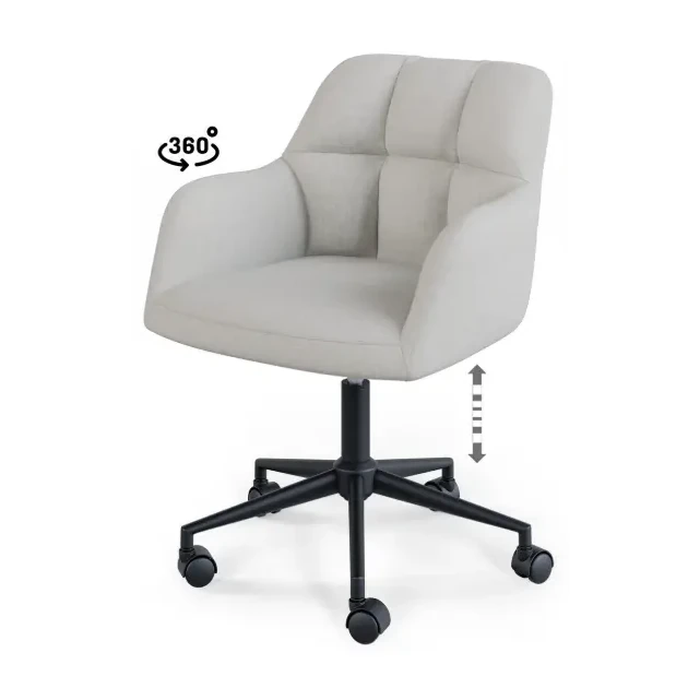[541033] SILLA OFICINA STANFORD GRIS CLARO - SOMCASA