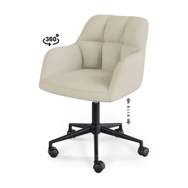 [541035] SILLA OFICINA STANFORD BEIGE - SOMCASA