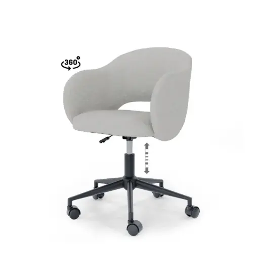 [541036] SILLA OFICINA TALLIN GRIS CLARO - SOMCASA